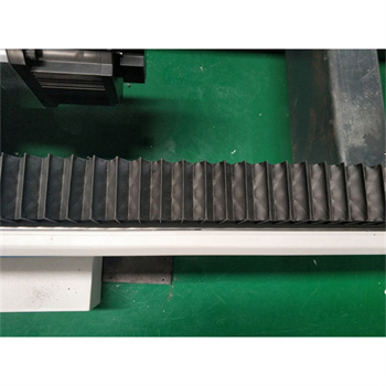 CNC-fiberlaserskärmaskin med hög precision i plåt med bifogat lock